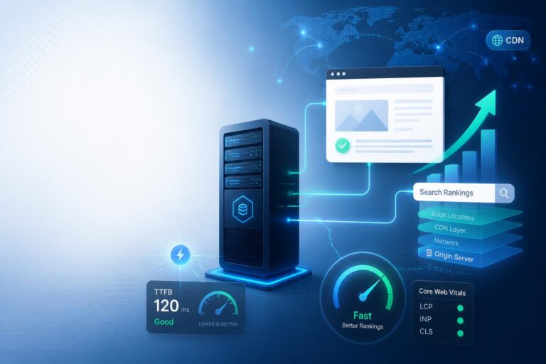 Infrastructure informatique et SEO : TTFB, hébergement et CDN, ce qui change vraiment le classement