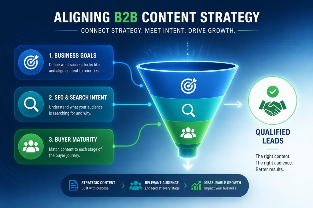 Stratégie de contenu B2B : SEO, leads et cycle d’achat