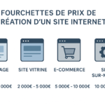 Combien coûte la création d'un site internet ? Budget réel