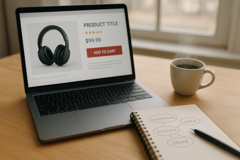 Rédaction de description produit SEO : la méthode