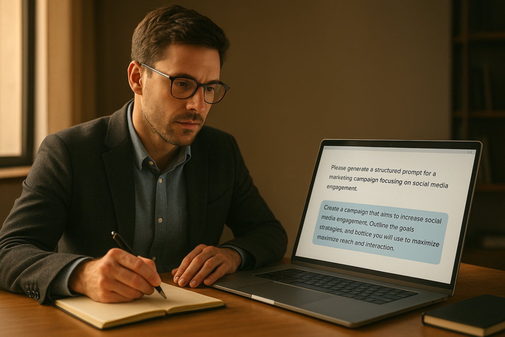 Rédiger des prompts marketing efficaces avec l'IA